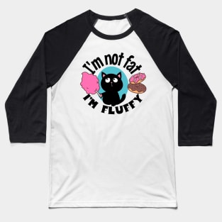 Fluffy cat Baseball T-Shirt